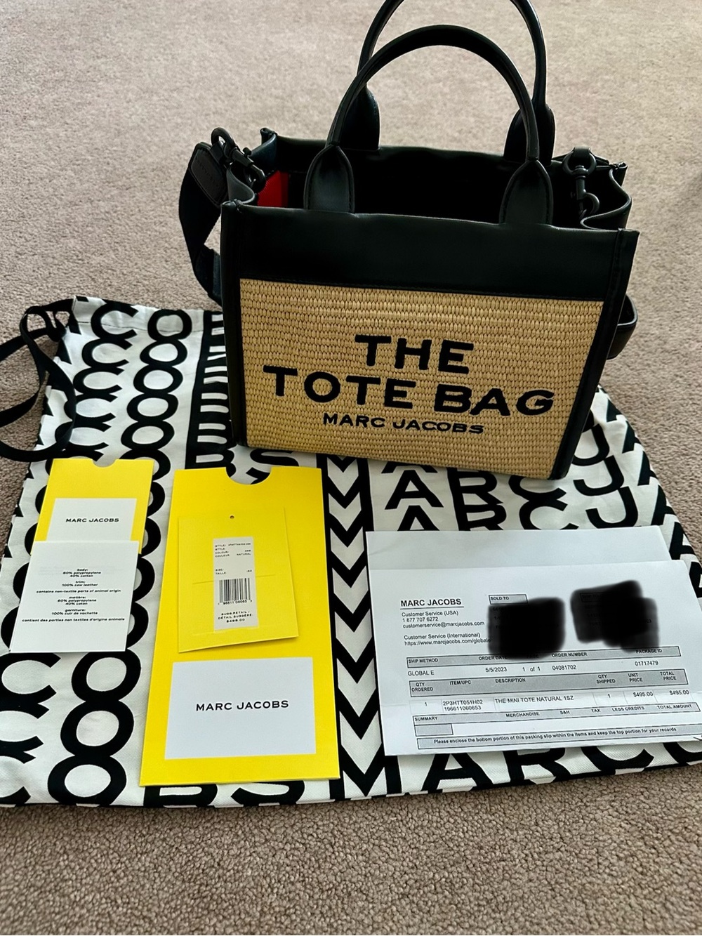 Authentic Marc Jacobs Mini Tote - Picture 2 of 9